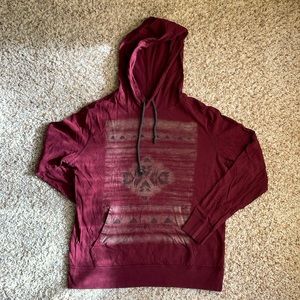 🍂 American Eagle Hooded Long Sleeve with South West Pattern